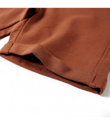 Kids' Shorts with Drawstring Brown 116