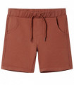 Kids' Shorts with Drawstring Brown 128