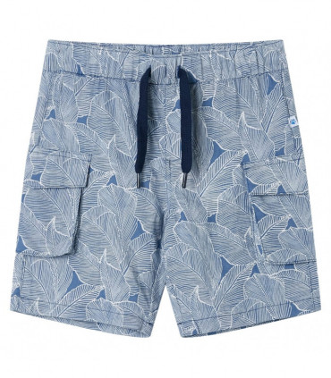 Kids' Shorts with Drawstring Dark Blue 116