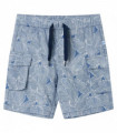 Kids' Shorts with Drawstring Dark Blue 116
