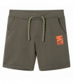 Kids' Shorts with Drawstring Dark Khaki 116