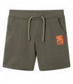 Kids' Shorts with Drawstring Dark Khaki 128