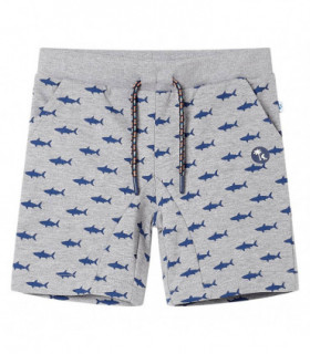 Kids' Shorts with Drawstring Light Grey Melange 116