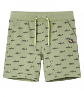 Kids' Shorts with Drawstring Light Khaki 116