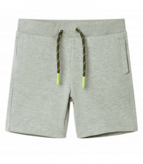 Kids' Shorts with Drawstring Light Khaki Melange 128