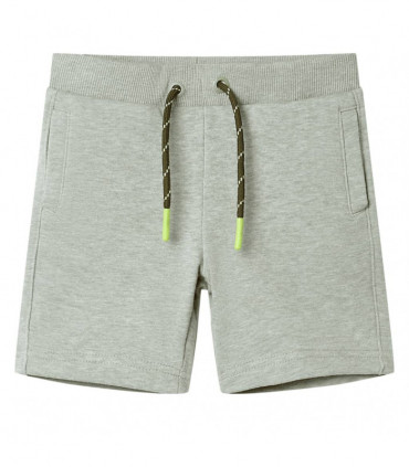 Kids' Shorts with Drawstring Light Khaki Melange 140