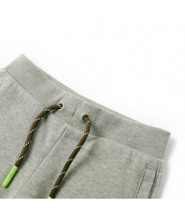 Kids' Shorts with Drawstring Light Khaki Melange 140