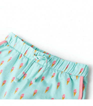 Kids' Shorts with Drawstring Light Mint 128