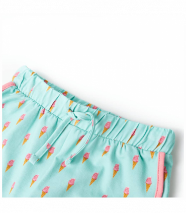 Kids' Shorts with Drawstring Light Mint 140