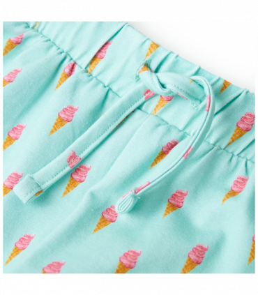Kids' Shorts with Drawstring Light Mint 140