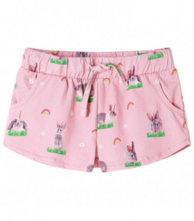 Kids' Shorts with Drawstring Light Pink 128