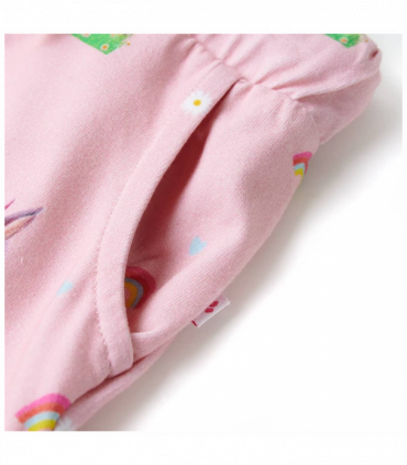 Kids' Shorts with Drawstring Light Pink 128