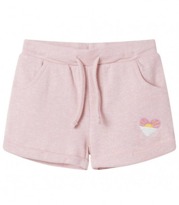 Kids' Shorts with Drawstring Mixed Light Pink 116