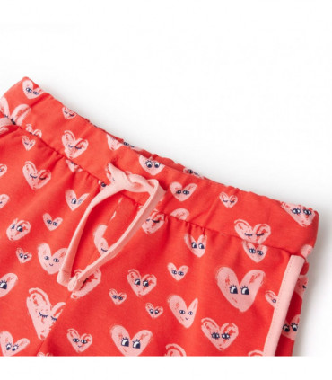 Kids' Shorts with Drawstring Red 140
