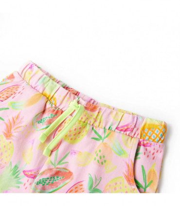 Kids' Shorts with Drawstring Soft Pink 116