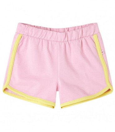Kids' Shorts with Trim Bright Pink 128