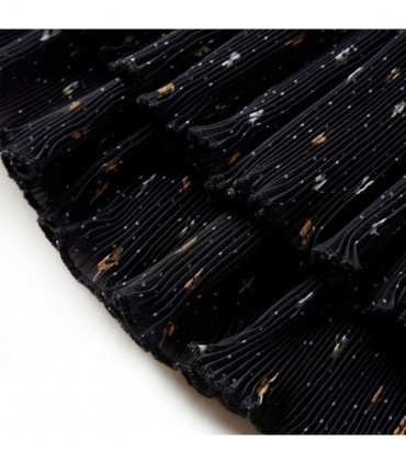 Kids' Skirt Tiered Ruffle Design Black 104