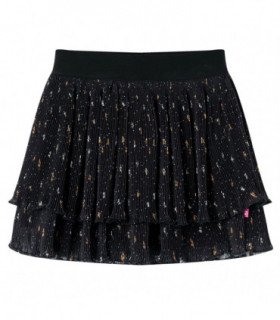 Kids' Skirt Tiered Ruffle Design Black 92