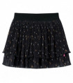 Kids' Skirt Tiered Ruffle Design Black 92