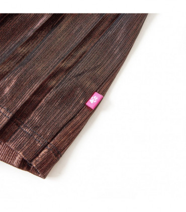 Kids' Skirt with Glitters Cognac 116