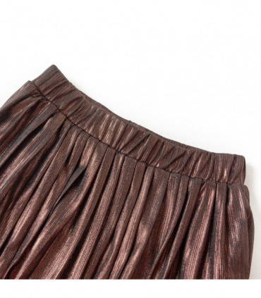 Kids' Skirt with Glitters Cognac 128