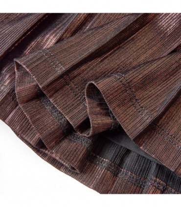 Kids' Skirt with Glitters Cognac 128
