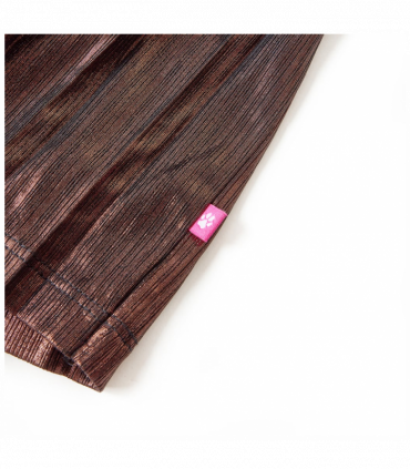 Kids' Skirt with Glitters Cognac 92