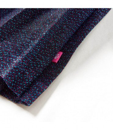 Kids' Skirt with Glitters Navy Blue 128