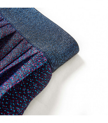 Kids' Skirt with Glitters Navy Blue 128