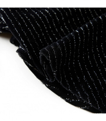 Kids' Skirt with Leopard Waistband Black 128