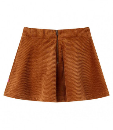 Kids' Skirt with Pockets Corduroy Cognac 116
