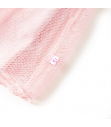 Kids' Skirt with Tulle Light Pink 128