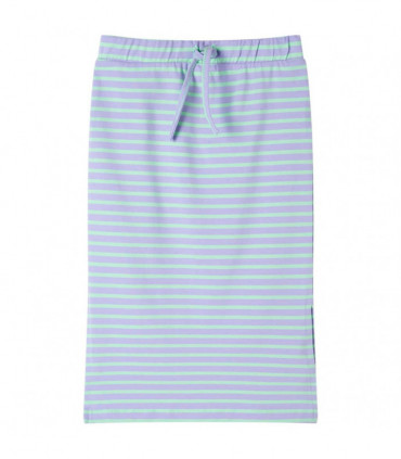 Kids' Straight Skirt with Stripes Bright Mint 140