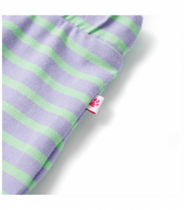 Kids' Straight Skirt with Stripes Bright Mint 140