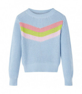 Kids' Sweater Knitted Blue 116
