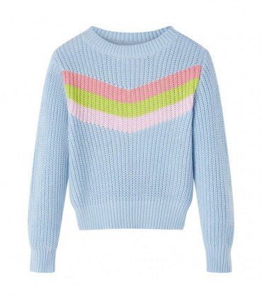 Kids' Sweater Knitted Blue 116