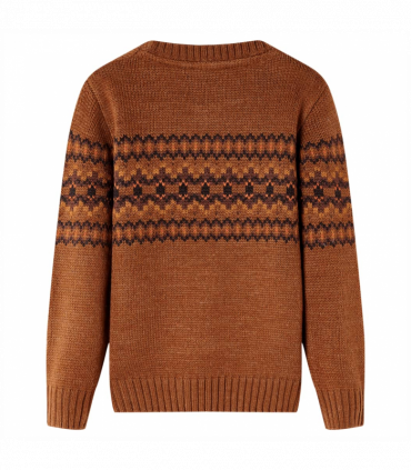 Kids' Sweater Knitted Cognac 104