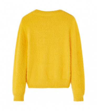 Kids' Sweater Knitted Dark Ochre 104