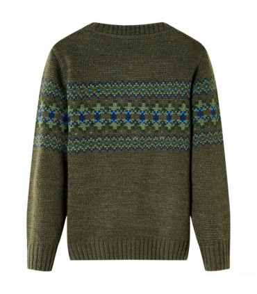 Kids' Sweater Knitted Khaki 92