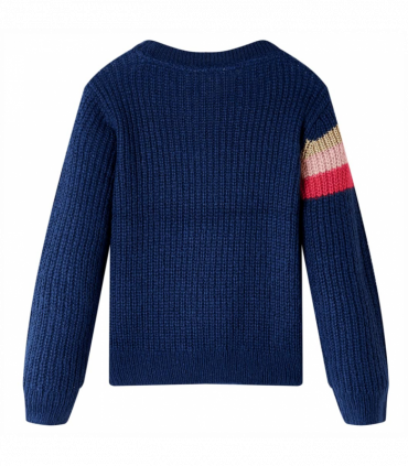 Kids' Sweater Knitted Navy 128