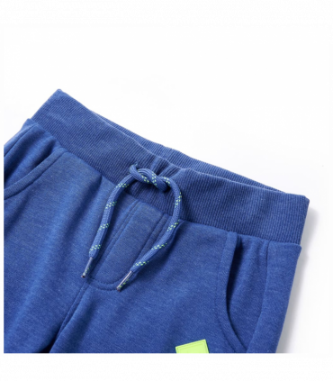 Kids' Sweatpants Blue Melange 128
