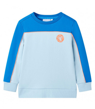 Kids' Sweatshirt Bright Blue and Light Blue 104