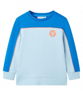 Kids' Sweatshirt Bright Blue and Light Blue 116