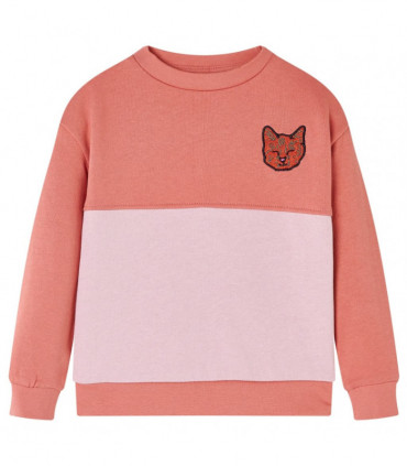 Kids' Sweatshirt Colour Block Pink 104