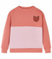 Kids' Sweatshirt Colour Block Pink 104