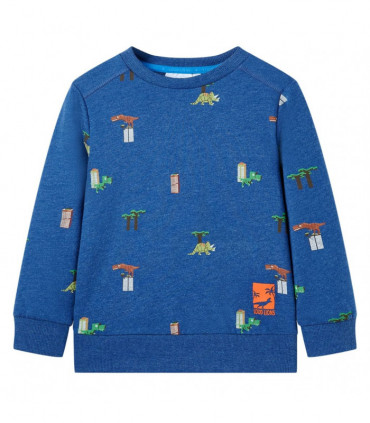 Kids' Sweatshirt Dark Blue Melange 104