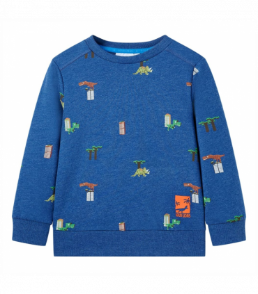 Kids' Sweatshirt Dark Blue Melange 104