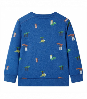 Kids' Sweatshirt Dark Blue Melange 128