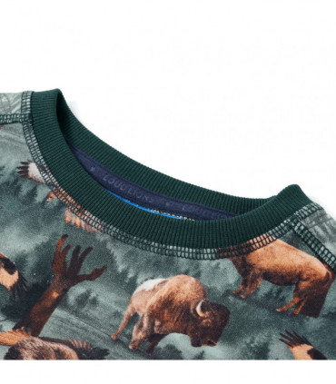 Kids' Sweatshirt Dark Green 104