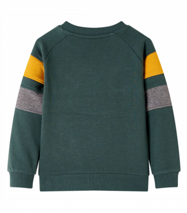 Kids' Sweatshirt Dark Green 128
